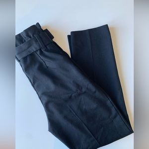 High Waisted Ankle Tailored Pants in Black • Size 0